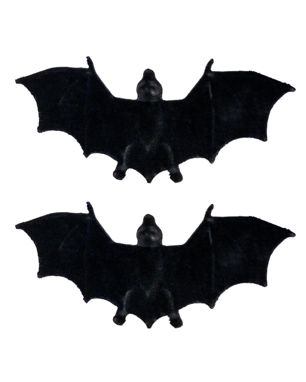 Schwarze Fledermaus Beflockt 2 St.
