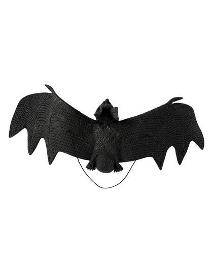 Schwarze Fledermaus aus Vinyl 26x9cm