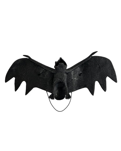 Schwarze Fledermaus aus Vinyl 26x9cm