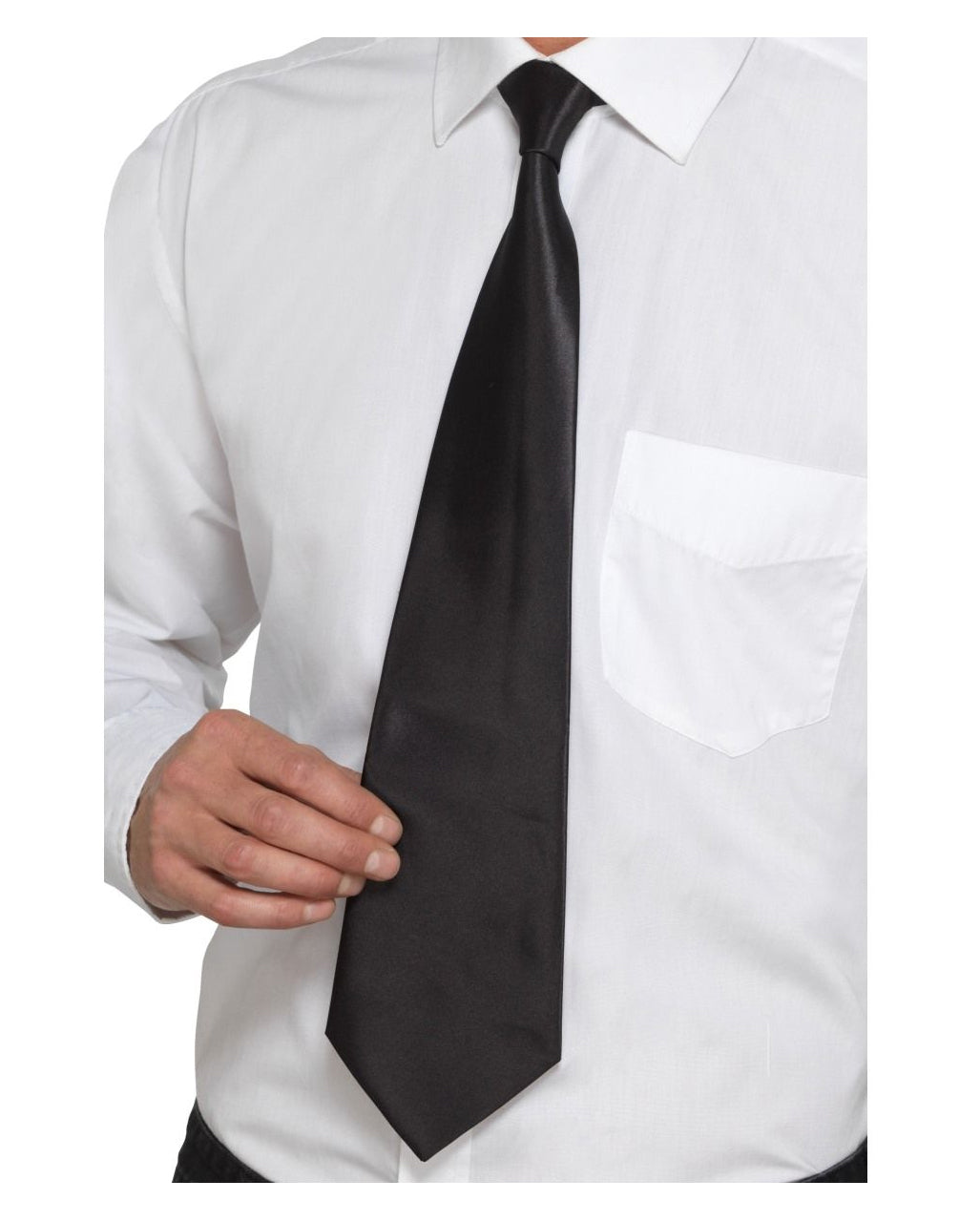 Corbata Gángster Negra Deluxe