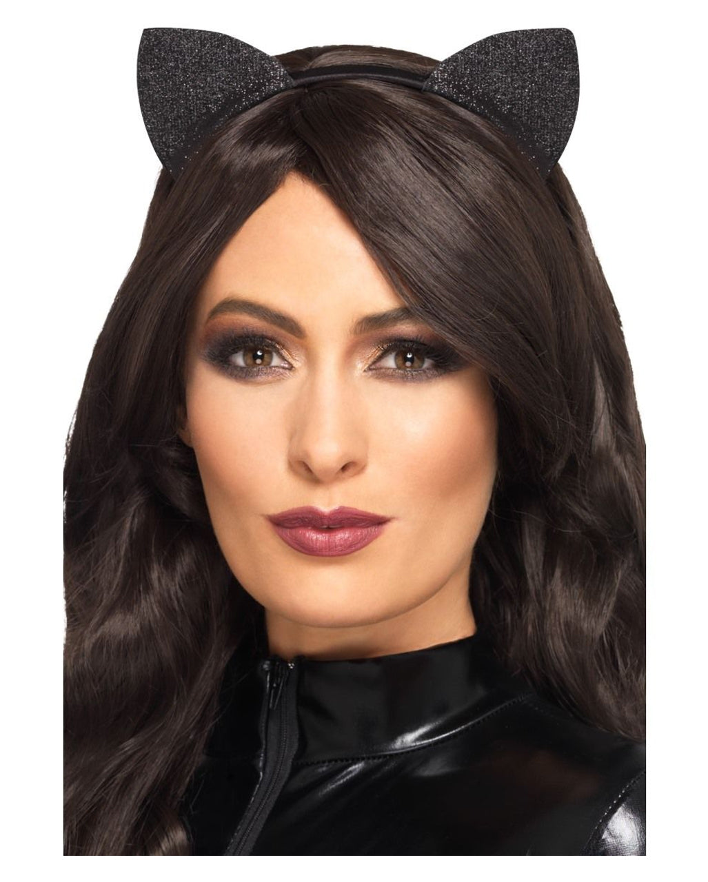 Vinilo Negro Glitter Cat Ears