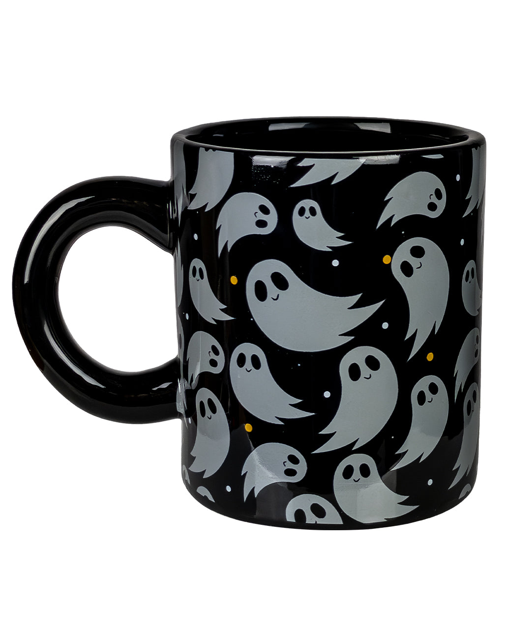 Black Halloween Mug With Mini Ghost