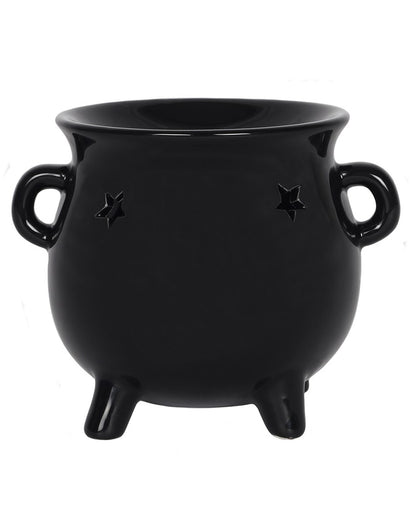 Schwarze Hexenkessel Teelichthalter Duftlampe