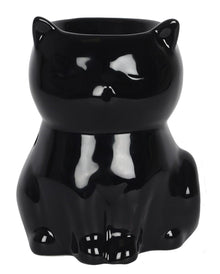 Schwarze Katze Duftöl Lampe
