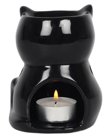 Schwarze Katze Duftöl Lampe