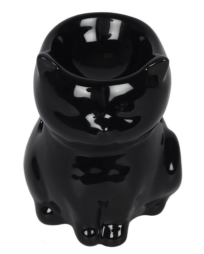 Schwarze Katze Duftöl Lampe