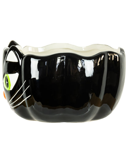 Schwarze Katze Schale 16cm