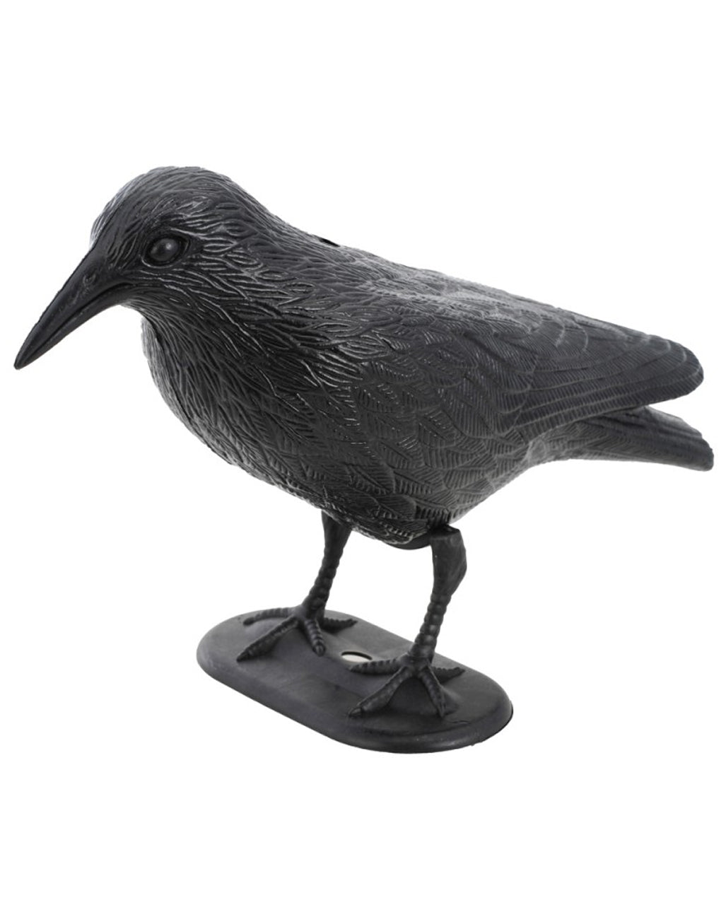 Lebensgroße Krähe aus Kunststoff 31cm