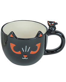Black Darling Mug With Cat