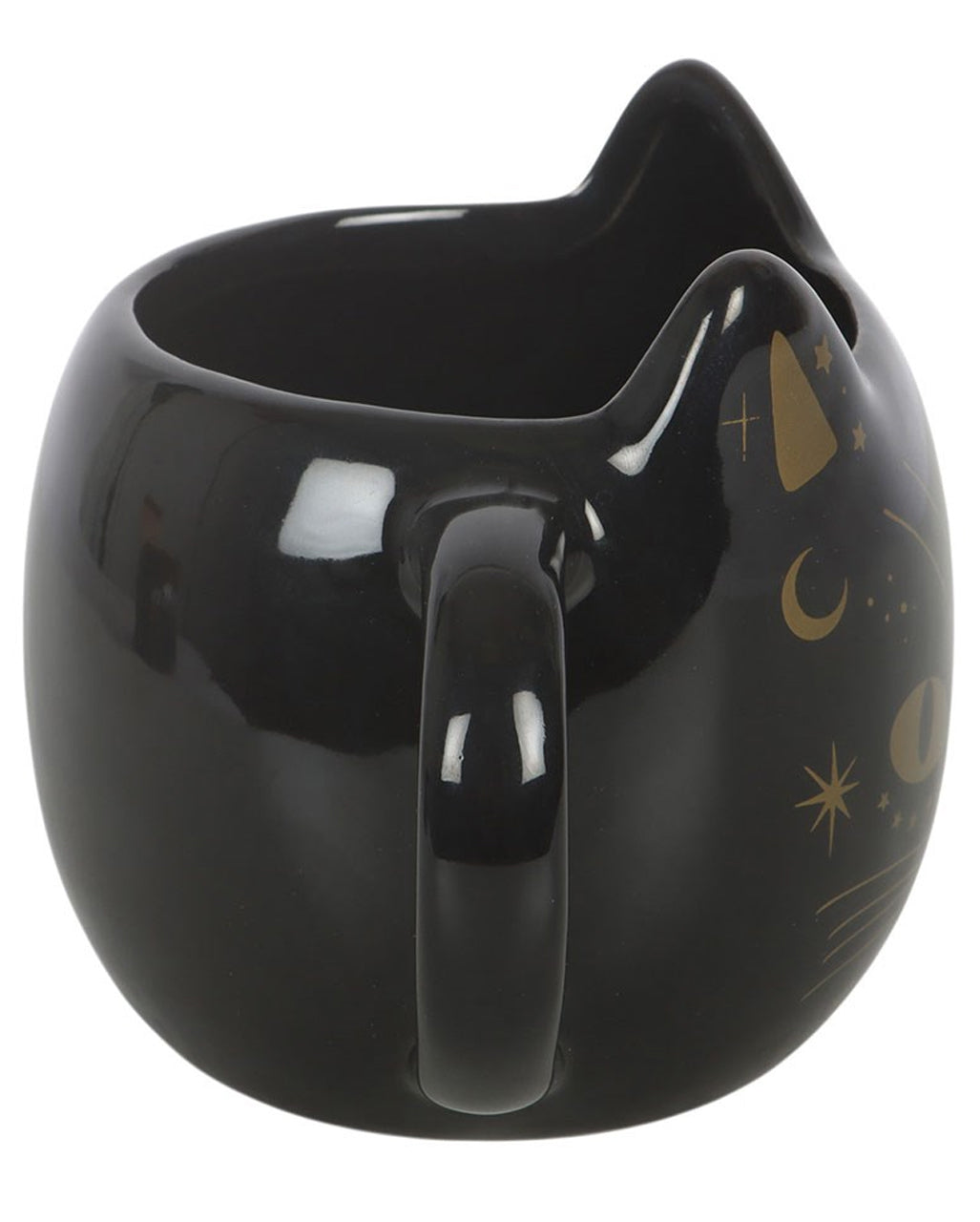 Schwarze Mystic Katzen Tasse 10cm