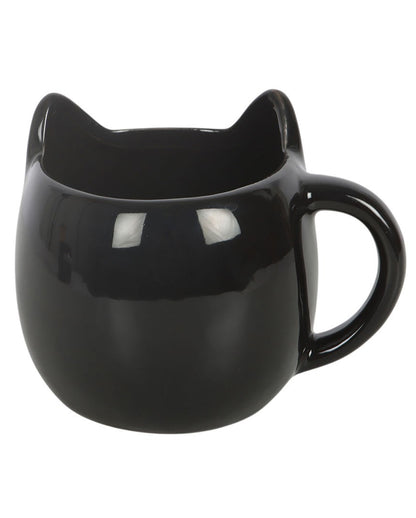 Schwarze Mystic Katzen Tasse 10cm