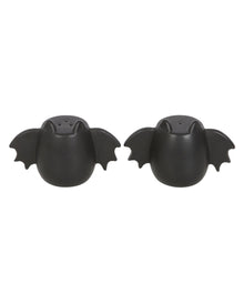 Schwarze Salz & Pfefferstreuer mit Fledermaus Flügeln 2 St.