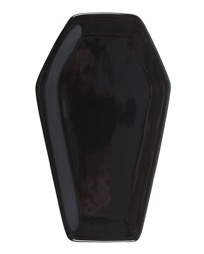 Schwarze Sarg Schmuckschale 11cm