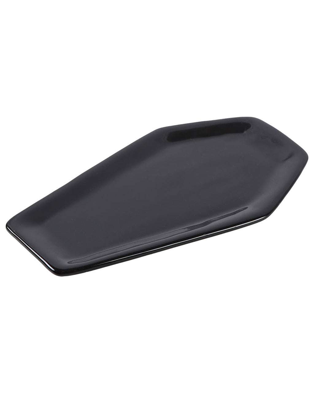 Schwarze Sarg Schmuckschale 11cm