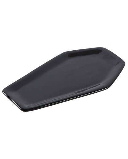 Schwarze Sarg Schmuckschale 11cm