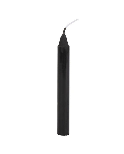 Schwarze "Schutz" Zauberkerzen 12 St.
