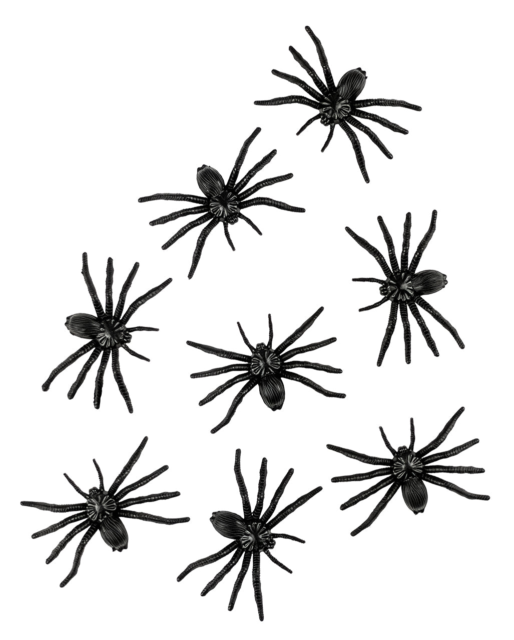 Black Spiders 8 Pcs.
