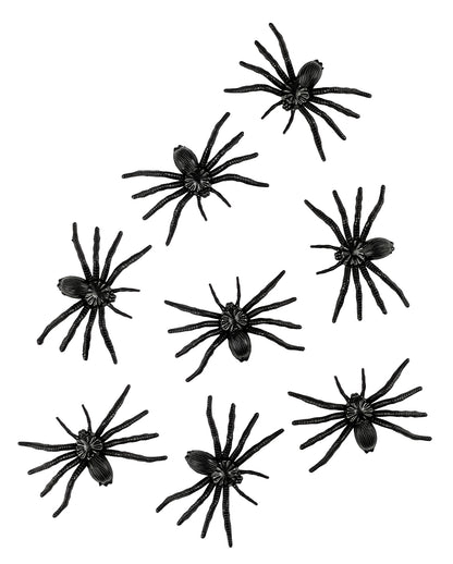 Black Spiders 8 Pcs.