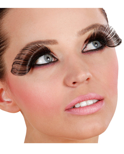 Schwarze Super lange Kunst Wimpern