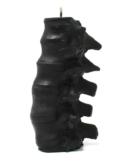 Schwarze Wirbelsäulenkerze 13cm