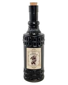 Schwarze "Drachen Elixir" Zaubertrankflasche 23cm