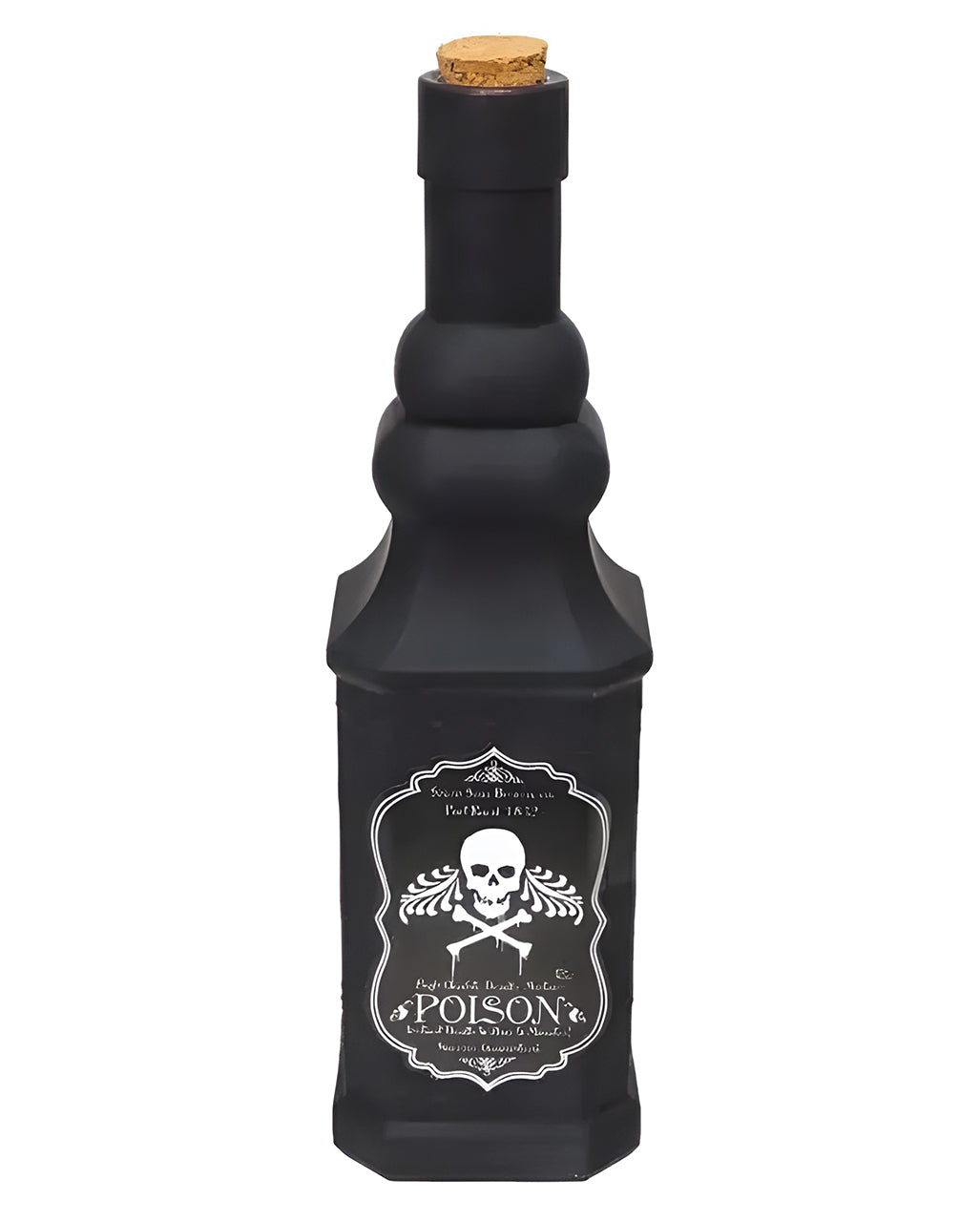 Black Potion Bottle With Gift Label 24cm