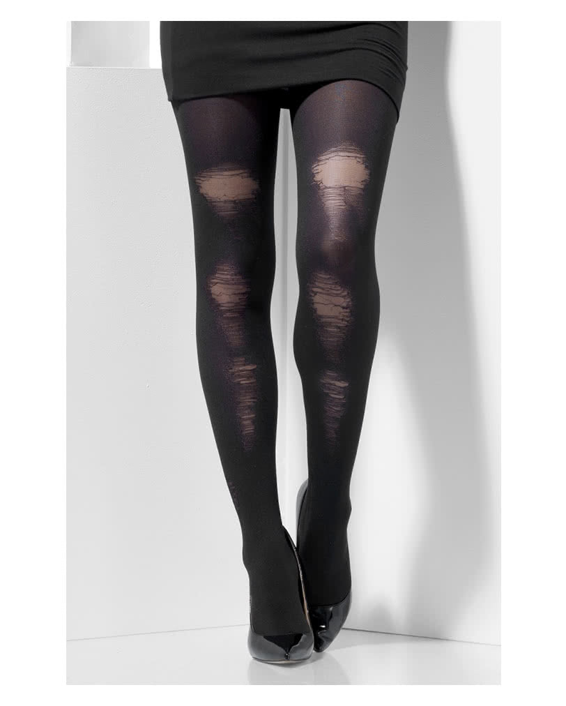 Nylon-Strumpfhose in Loch-Optik