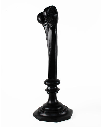 Schwarzer Gelenkknochen Kerzenhalter 34cm