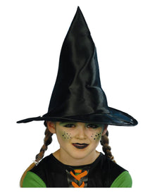 Schwarzer Kinder Hexenhut