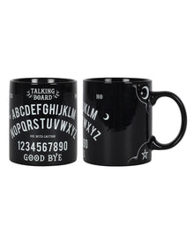 Schwarzer Ouija Brett Kaffeebecher