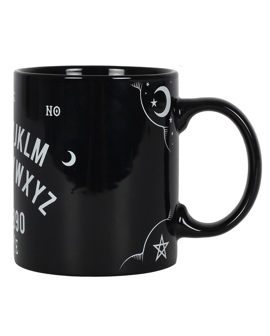 Schwarzer Ouija Brett Kaffeebecher