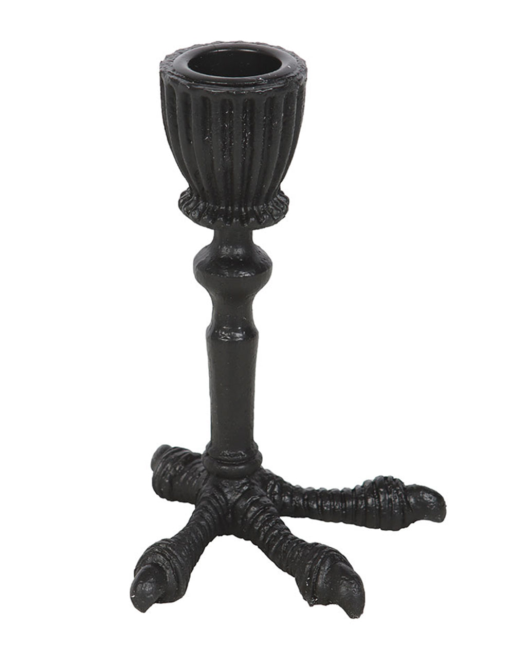 Black Raven Claw Candlestick 12.5cm