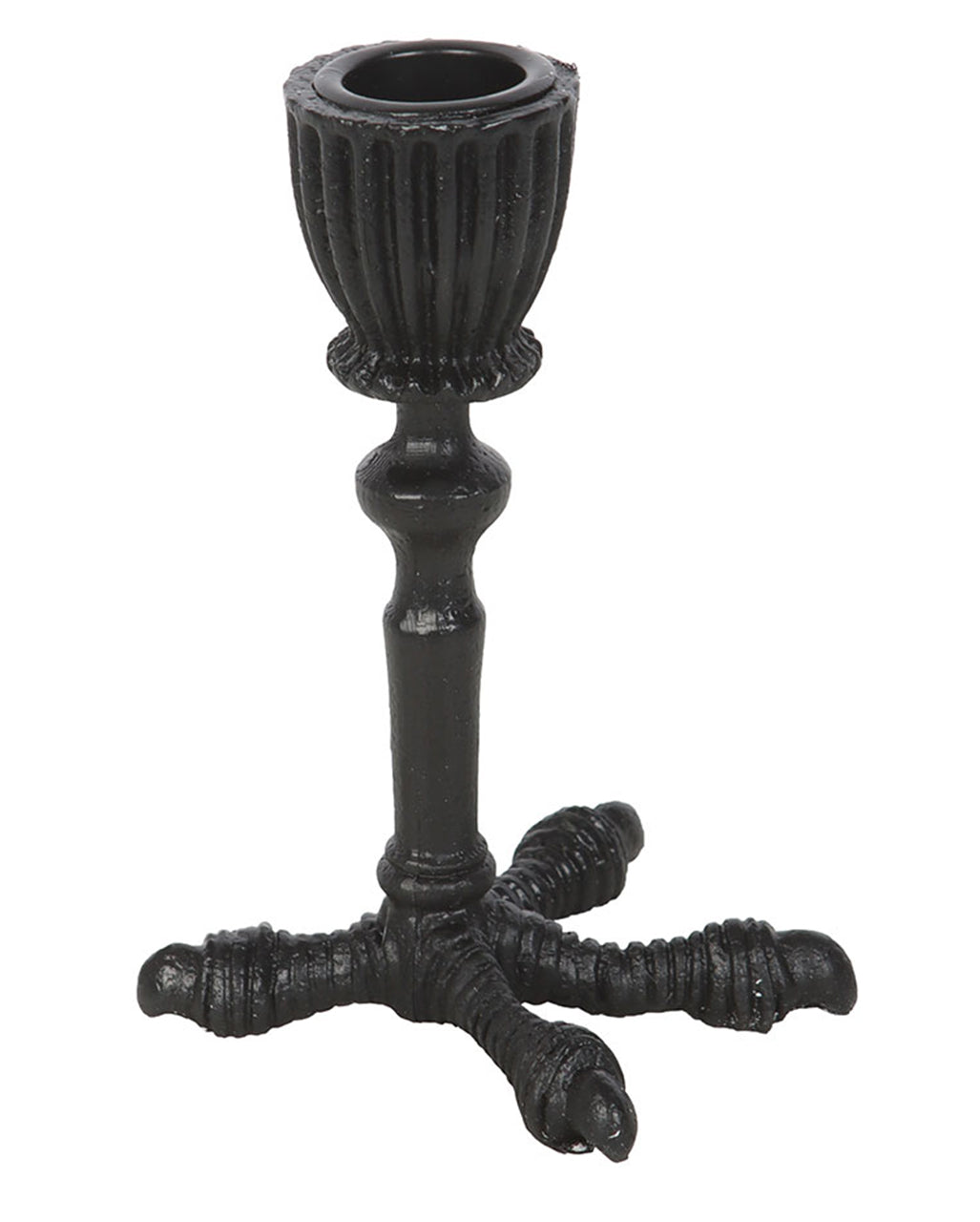 Black Raven Claw Candlestick 12.5cm