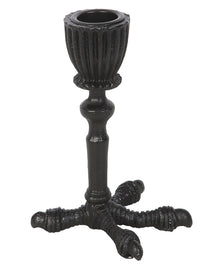 Schwarzer Rabenklaue Kerzenständer 12,5cm