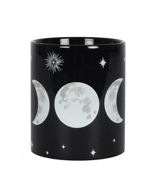 Schwarzer Triple Moon Kaffeebecher