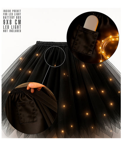 Schwarzer Tutu Rock Deluxe