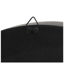 Black Half Moon Wall Shelf 42cm
