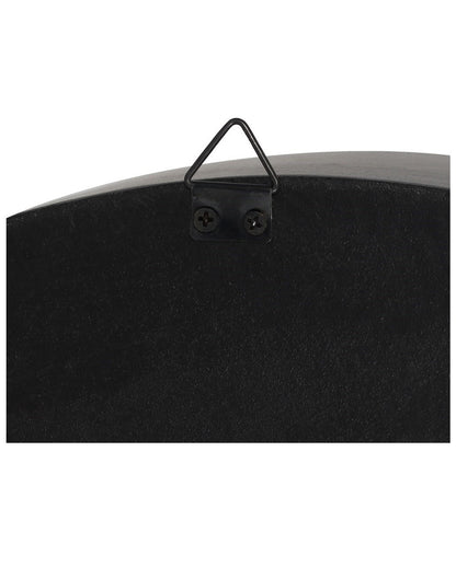Black Half Moon Wall Shelf 42cm