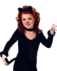 Schwarze Katze Kinderkostüm
