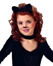 Schwarze Katze Kinderkostüm