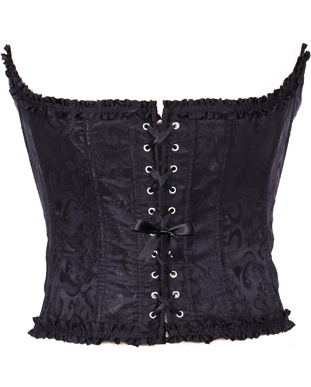 Schwarzes Korsett mit Schnürung