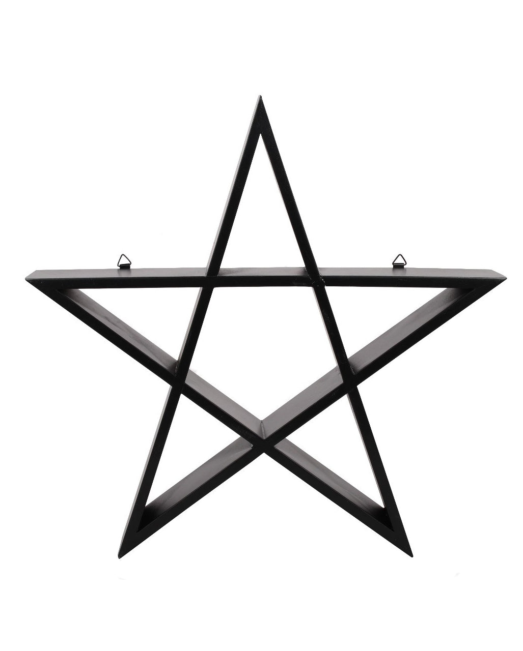 Black Pentagram Shelf 40cm