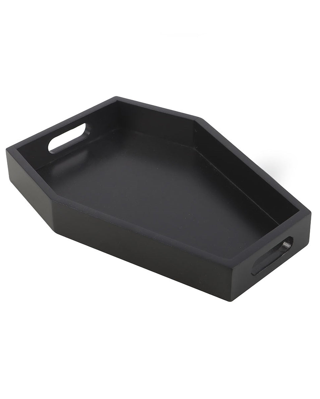 Schwarzes Sarg Tablett 24,5cm