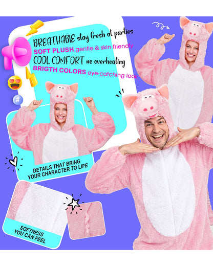 Schwein Plüsch Overall Unisex Kostüm