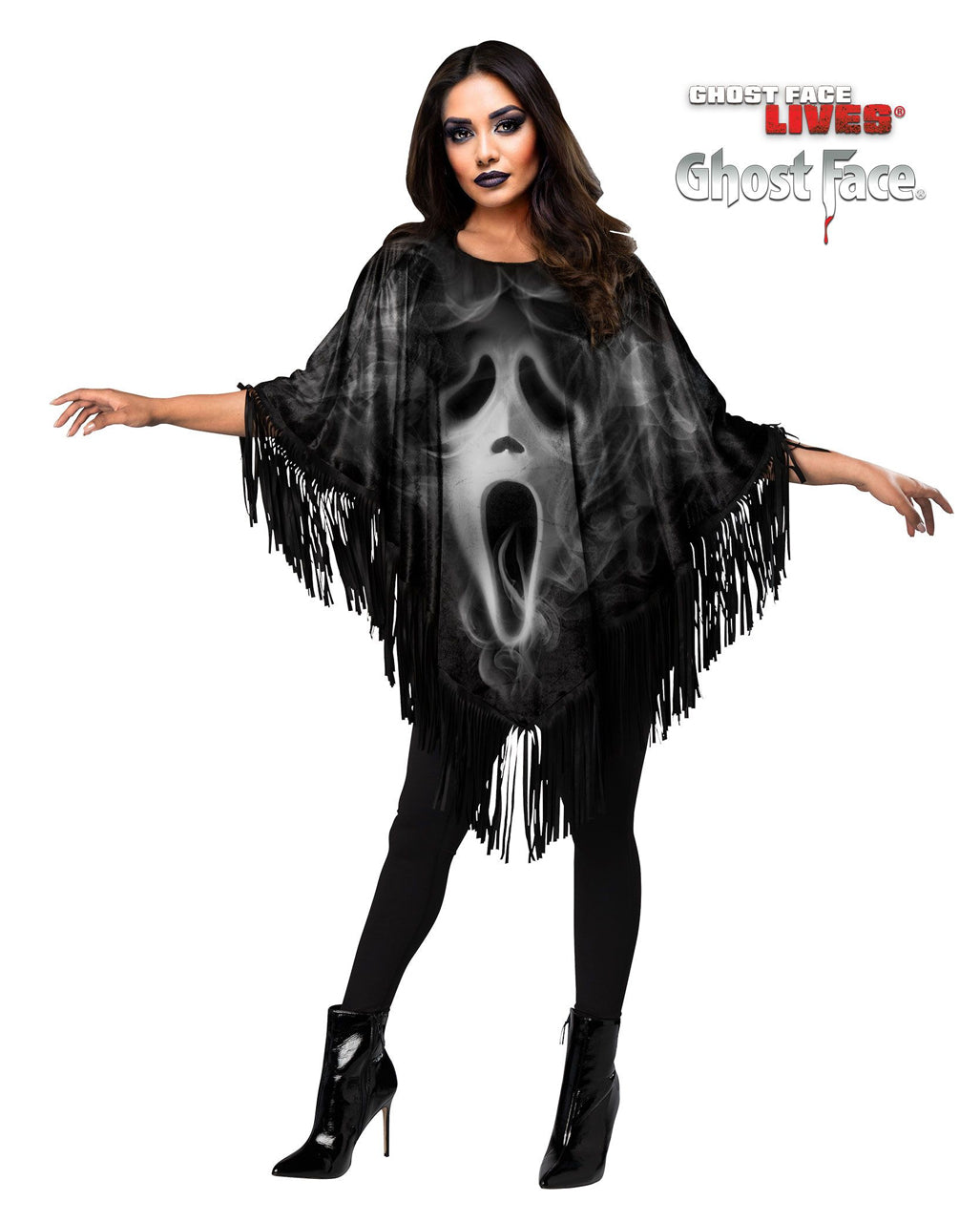 Scream Ghostface Fransen-Poncho
