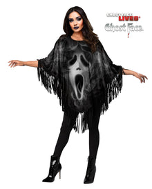 Scream Ghostface Fransen-Poncho
