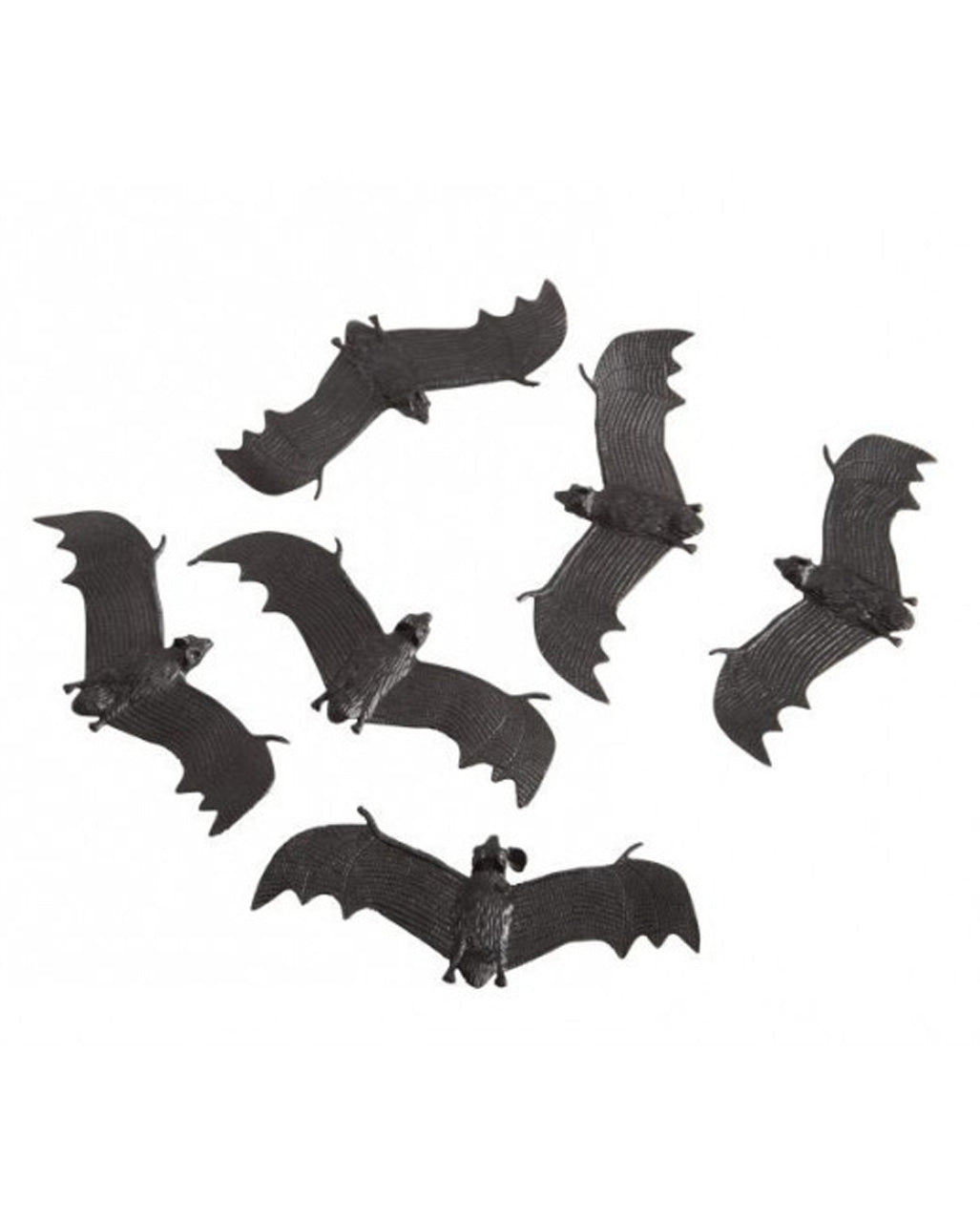 Murciélagos Negros En Red 6pcs 13cm