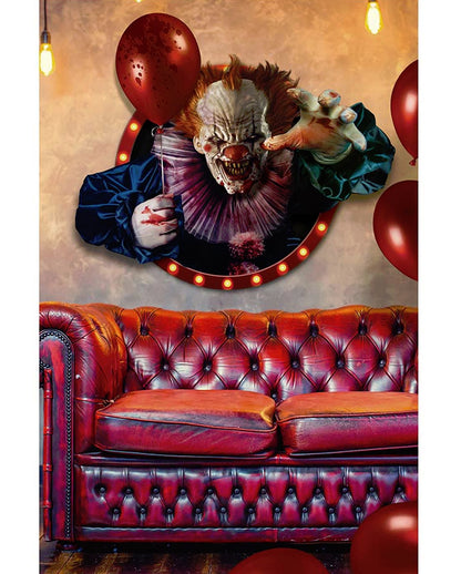 Self-adhesive 3D Decorative Foil Horror Clown