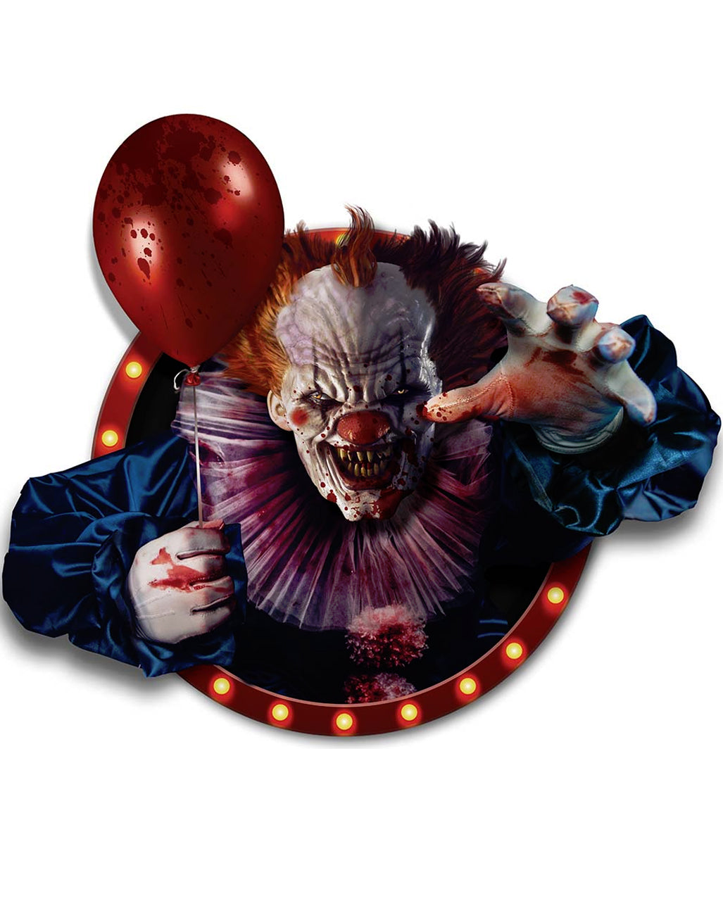 Self-adhesive 3D Decorative Foil Horror Clown