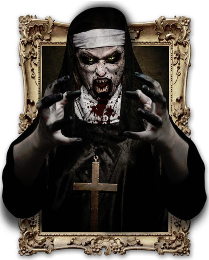 Self-adhesive 3D Decorative Film Zombie Nun